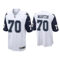 Men Dallas Cowboys #70 Zack Martin White Alternate Game Jersey