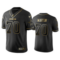 Men Dallas Cowboys #70 2019 Golden Edition Vapor Untouchable Limited Zack Martin Black Jersey