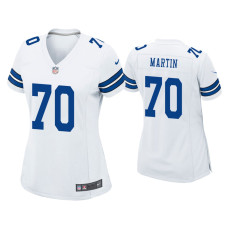 Women Dallas Cowboys #70 Zack Martin White Game Jersey