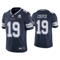 Men Dallas Cowboys #19 60th Anniversary Amari Cooper Navy Limited Jersey