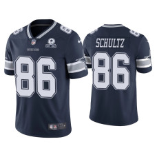 Men Dallas Cowboys #86 60th Anniversary Dalton Schultz Navy Limited Jersey