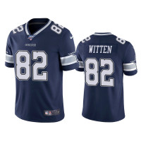 Men Dallas Cowboys #82 Jason Witten 100th Season Navy Vapor Limited Jersey