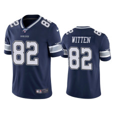 Men Dallas Cowboys #82 Jason Witten 100th Season Navy Vapor Limited Jersey