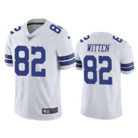 Men Dallas Cowboys #82 Jason Witten 100th Season White Vapor Limited Jersey