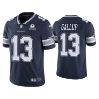 Men Dallas Cowboys #13 60th Anniversary Michael Gallup Navy Limited Jersey