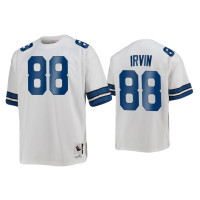 Men Dallas Cowboys #88 Michael Irvin White 1977 Throwback Authentic Jersey