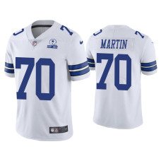 Men Dallas Cowboys #70 60th Anniversary Zack Martin White Limited Jersey