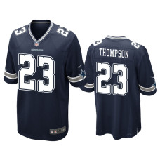 Men Dallas Cowboys #23 Darian Thompson Navy Game Jersey