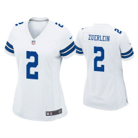 Women Dallas Cowboys #2 Greg Zuerlein White Game Jersey