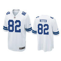 Men Dallas Cowboys #82 Jason Witten White Game Jersey