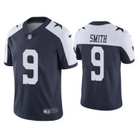 Men Dallas Cowboys #9 Jaylon Smith Vapor Limited Navy Jersey