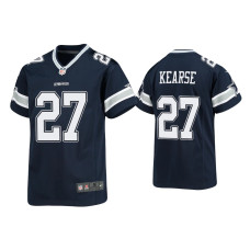 Youth Dallas Cowboys #27 Jayron Kearse Navy Game Jersey