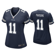 Women Dallas Cowboys #11 Micah Parsons Navy Game Jersey