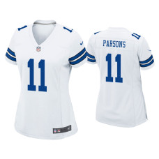 Women Dallas Cowboys #11 Micah Parsons White Game Jersey