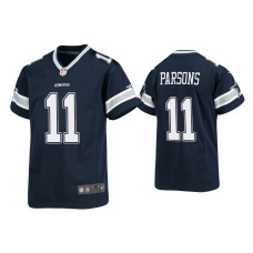 Youth Dallas Cowboys #11 Micah Parsons Navy Game Jersey