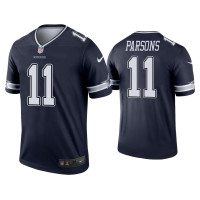 Men Dallas Cowboys #11 Micah Parsons Navy Legend Jersey