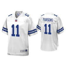 Men Dallas Cowboys #11 Micah Parsons White Pro Line Jersey