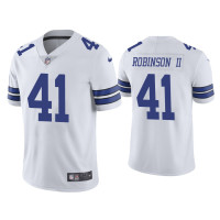 Men Dallas Cowboys #41 Vapor Limited Reggie Robinson II White Jersey