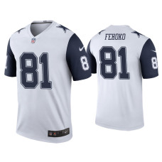 Men Dallas Cowboys #81 Color Rush Legend Simi Fehoko White Jersey