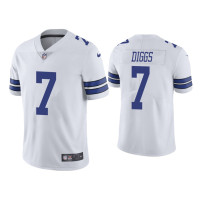 Men Dallas Cowboys #7 Trevon Diggs Vapor Limited White Jersey