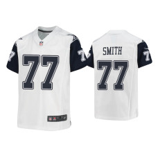 Youth Dallas Cowboys #77 Tyron Smith White Alternate Game Jersey