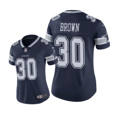 Women Dallas Cowboys #30 Navy Anthony Brown Nike Game Jersey