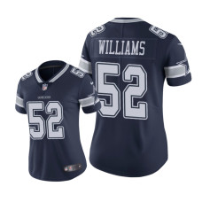 Women Dallas Cowboys #52 Navy Connor Williams Nike Game Jersey