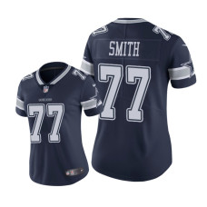 Women Dallas Cowboys #77 Navy Tyron Smith Nike Game Jersey