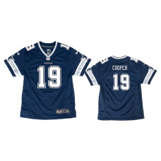 Youth Dallas Cowboys #19 Navy Amari Cooper Nike Game Jersey