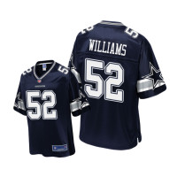 Youth Dallas Cowboys #52 Navy Connor Williams Pro Line Jersey