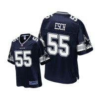 Youth Dallas Cowboys #55 Navy Leighton Vander Esch Pro Line Jersey