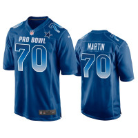 Men Dallas Cowboys #70 Zack Martin NFC Nike Game Royal Jersey - 2019 Pro Bowl