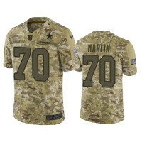 Men Dallas Cowboys #70 Zack Martin Nike Salute to Service Limited Jersey - Camo