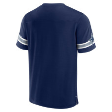 Dallas Cowboys Fanatics Branded Jersey Tackle V-Neck T-Shirt - Navy