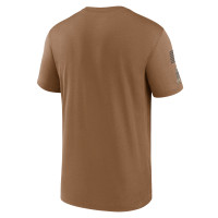 Dallas Cowboys Nike 2023 Salute To Service Legend Performance T-Shirt - Brown