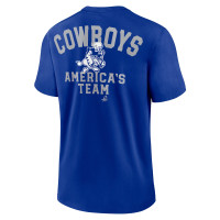 Dallas Cowboys Nike Rewind Slogan T-Shirt - Royal