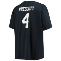 Dak Prescott Dallas Cowboys Big & Tall Player Name & Number T-Shirt - Navy