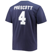 Dak Prescott Dallas Cowboys Fanatics Branded Big & Tall Player Name & Number T-Shirt - Navy