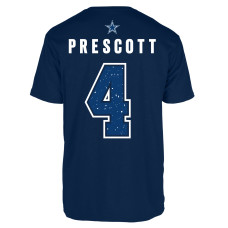 Dak Prescott Dallas Cowboys Jordan Brand Name & Number T-Shirt - Navy