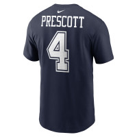 Dak Prescott Dallas Cowboys Nike Player Name & Number T-Shirt - Navy