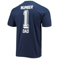 Dallas Cowboys Fanatics Branded #1 Dad T-Shirt - Navy