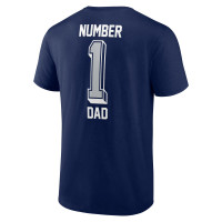 Dallas Cowboys Fanatics Branded Number One Dad T-Shirt - Navy