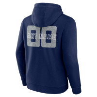 Dallas Cowboys Fanatics Branded Stellar Personalized Name & Number Pullover Hoodie - Navy