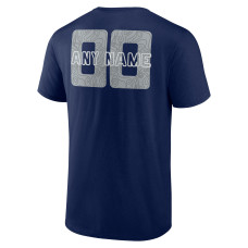 Dallas Cowboys Fanatics Branded Stellar Personalized Name & Number T-Shirt - Navy