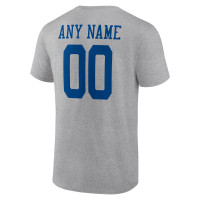 Dallas Cowboys Fanatics Branded Team Authentic Custom T-Shirt - Heathered Gray