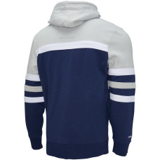 Dallas Cowboys Mitchell & Ness Big & Tall Head Coach Pullover Hoodie - Gray/Navy