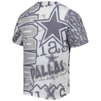 Dallas Cowboys Mitchell & Ness Jumbotron 2.0 Sublimated T-Shirt - White