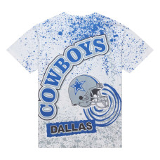 Dallas Cowboys Mitchell & Ness Team Burst Sublimated T-Shirt - White