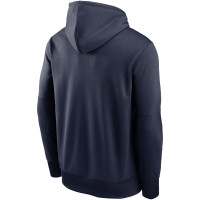 Dallas Cowboys Nike Big & Tall Fan Gear Prime Logo Fleece Performance Pullover Hoodie - Navy