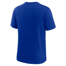 Dallas Cowboys Nike Rewind Logo Tri-Blend T-Shirt - Royal